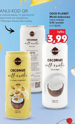 Woda kokosowa Coco Planet Original promocja w Kaufland