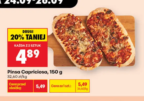Pinsa Capriciosa promocja w Biedronka