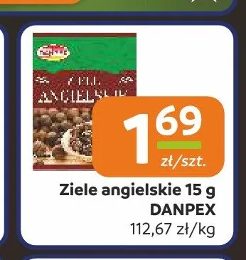 Ziele angielskie DANPEX 15g promocja w Społem Częstochowa