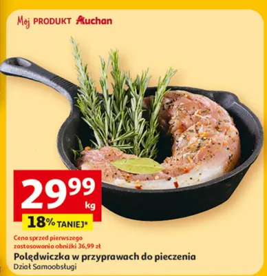 Polędwiczka w przyprawach do pieczenia promocja w Auchan