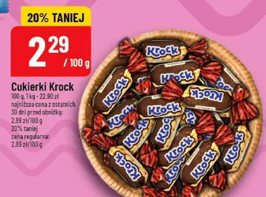 Cukierki Krock promocja w POLOmarket