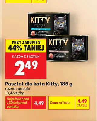 Pasztet dla kota Kitty promocja w Biedronka