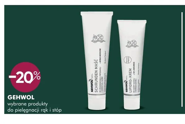 Produkty do pielęgnacji rąk i stóp Gehwol promocja w Super-Pharm