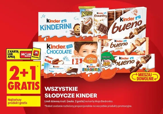 Słodycze wszystkie promocja w Biedronka