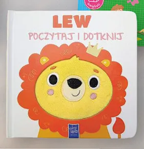 Książka Poczytaj i dotknij Lew Yoyo Books promocja w Biedronka