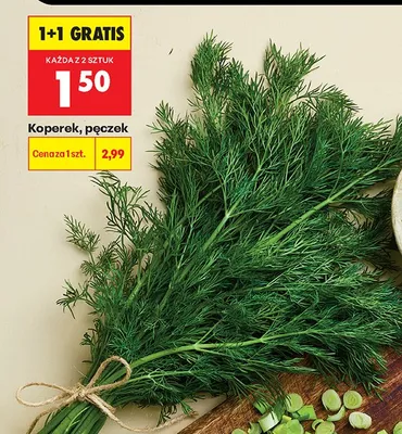 Koperek, pęczek promocja w Biedronka