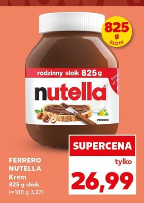 Krem do smarowania Nutella Ferrero promocja w Kaufland