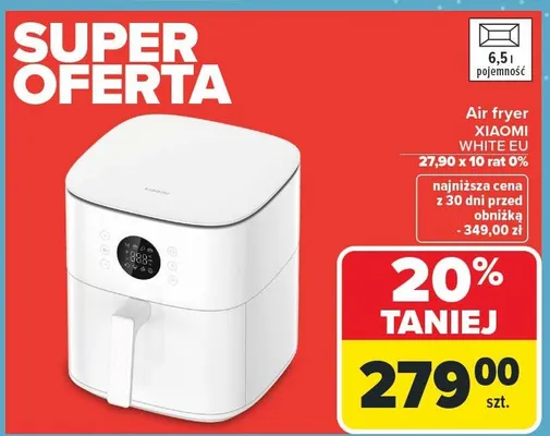 Air fryer XIAOMI WHITE EU promocja w Carrefour