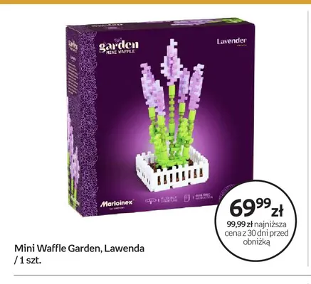 Klocki Mini Waffle Garden Lawenda Marioinex promocja w Empik