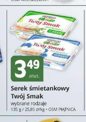 Serek śmietankowy Twój Smak Piątnica promocja w Marketvita