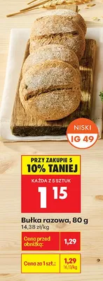 Bułka razowa promocja w Biedronka