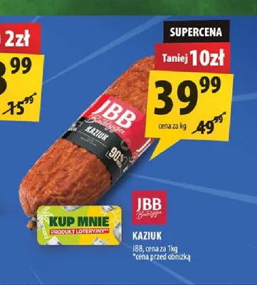 Kiełbasa Kaziuk JBB promocja w Arhelan
