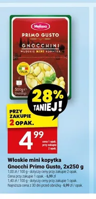 Włoskie mini kopytka Gnocchi Primo Gusto 2-pak 250g promocja w Twój Market