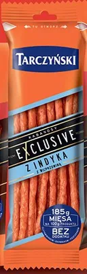 Kabanosy Exclusive z indyka Tarczyński promocja w Biedronka