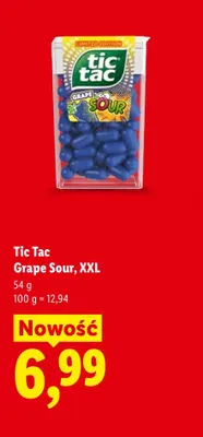 Tic Tac Grape Sour XXL promocja w Lidl