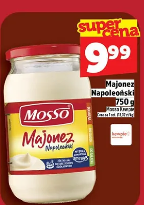 Majonez Napoleoński Mosso Kewpie promocja w TOPAZ