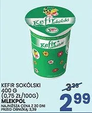 Kefir sokólski Mlekpol promocja w Wafelek