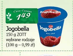 Jogurt Jogobella Zott promocja w CEZAR Delikatesy
