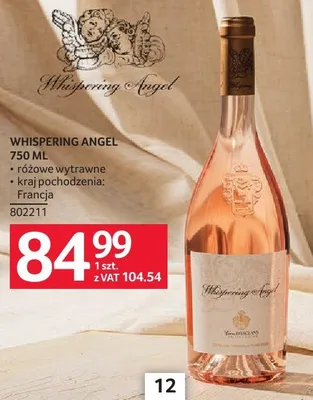 Wino Whispering Angel 750 ml promocja w Selgros