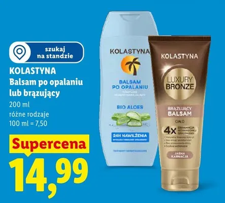 Balsam po opalaniu Kolastyna promocja w Lidl
