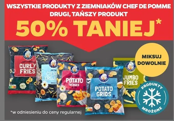 Ziemniaki Chef de Pomme (różne rodzaje) promocja w Netto