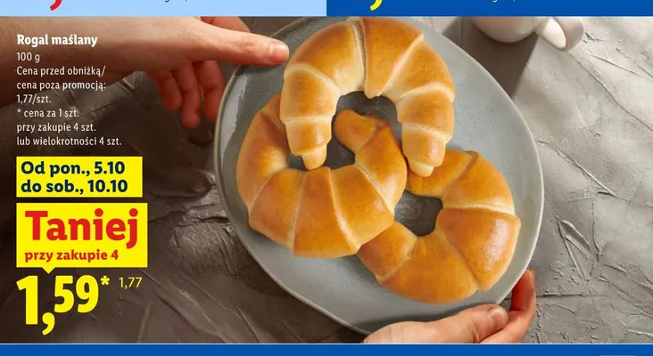 Rogal maślany promocja w Lidl