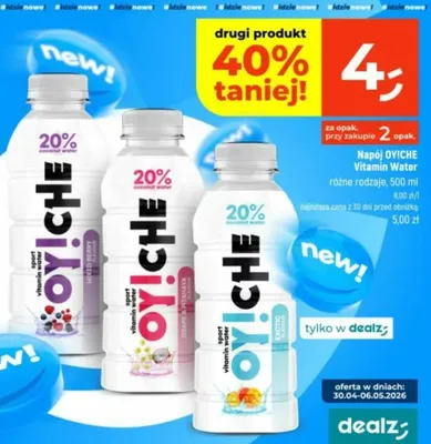 Napój OY!CHE Vitamin Water Mixed Berry promocja w Dealz