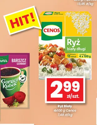 Ryż biały długi Cenos promocja w emma MARKET
