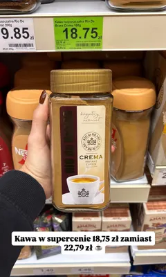 Kawa rozpuszczalna Rio De Brass Crema promocja w Dino
