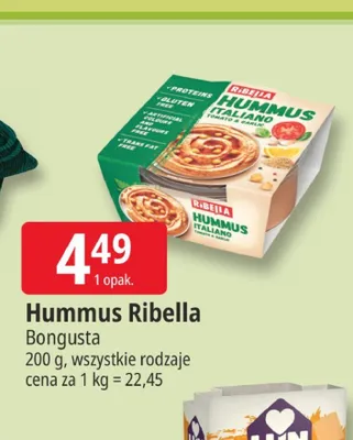 Hummus Ribella promocja w Leclerc