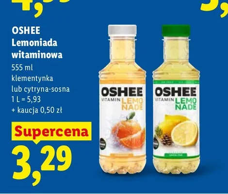 Lemoniada witaminowa cytryna-sosna promocja w Lidl