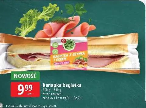 Kanapka bagietka Côté Snack promocja w Leclerc