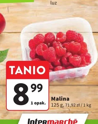 Malina promocja w Intermarche