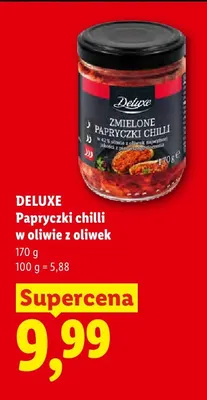 Papryczki chilli w oliwie z oliwek Deluxe promocja w Lidl