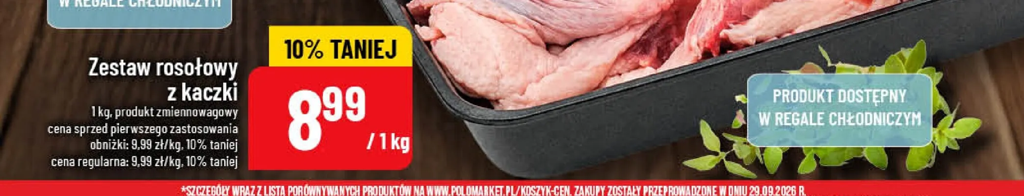 Zestaw rosołowy z kaczki promocja w POLOmarket