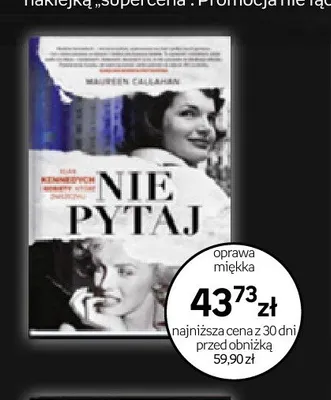 Książka Nie pytaj Maureen Callahan oprawa miękka promocja w Empik