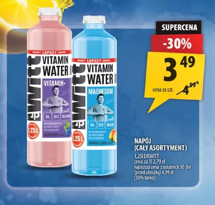 Napój Vitamin Water Magnesium DrWitt promocja w Arhelan