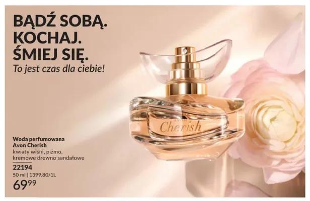 Woda perfumowana Avon Cherish promocja w AVON