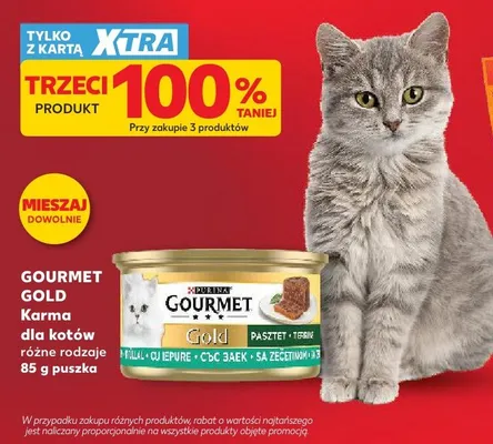 Karma dla kotów Gourmet Gold pasztet promocja w Kaufland