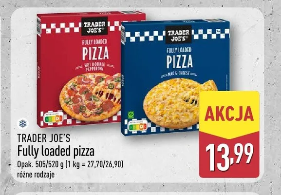 Pizza mrożona Fully Loaded Mac & Cheese Trader Joe's promocja w Aldi