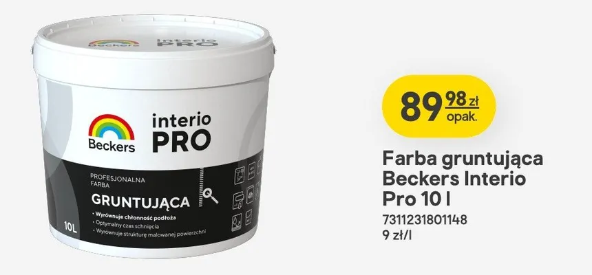 Farba gruntująca profesjonalna promocja w Castorama