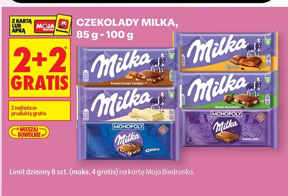 Czekolada Milka Oreo promocja w Biedronka