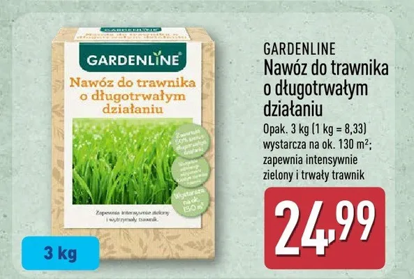 Nawóz do trawnika o długotrwałym działaniu promocja w Aldi