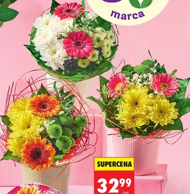 Bukiet w ratanie promocja w Biedronka