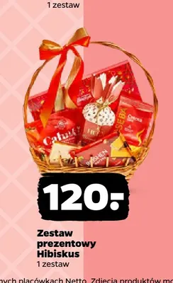 Zestaw prezentowy Hibiskus promocja w Netto