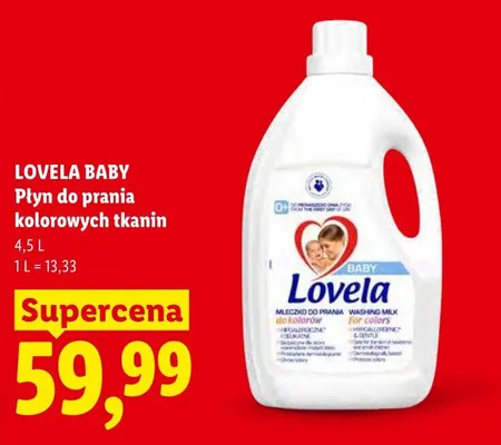Płyn do prania kolorowych tkanin LOVELA BABY promocja w Lidl