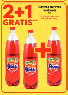Oranżada czerwona Fruktonada promocja w POLOmarket