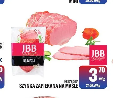 Szynka zapiekana na maśle JBB Bałdyga promocja w Tomi Markt