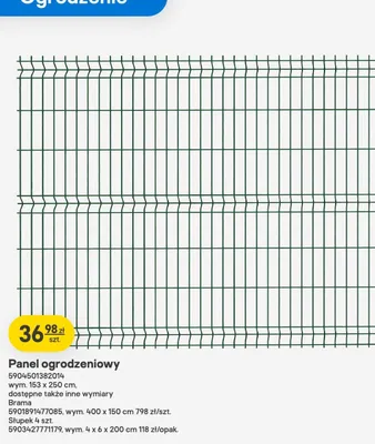 Panel ogrodzeniowy promocja w Castorama