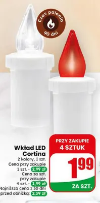 Wkład LED Cortina promocja w Dino